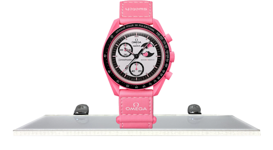 Swatch x Omega Bioceramic Moonswatch Mission To The Pink Moonphase