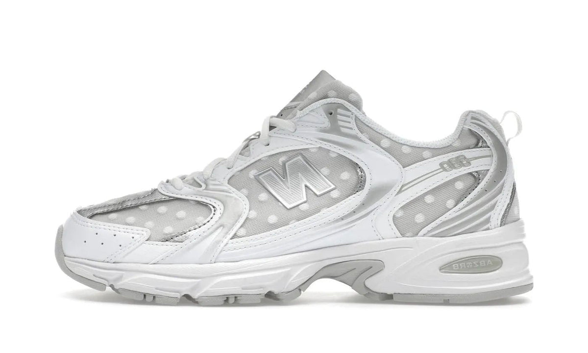 New Balance 530 Silver Metallic Polka Dots — hero