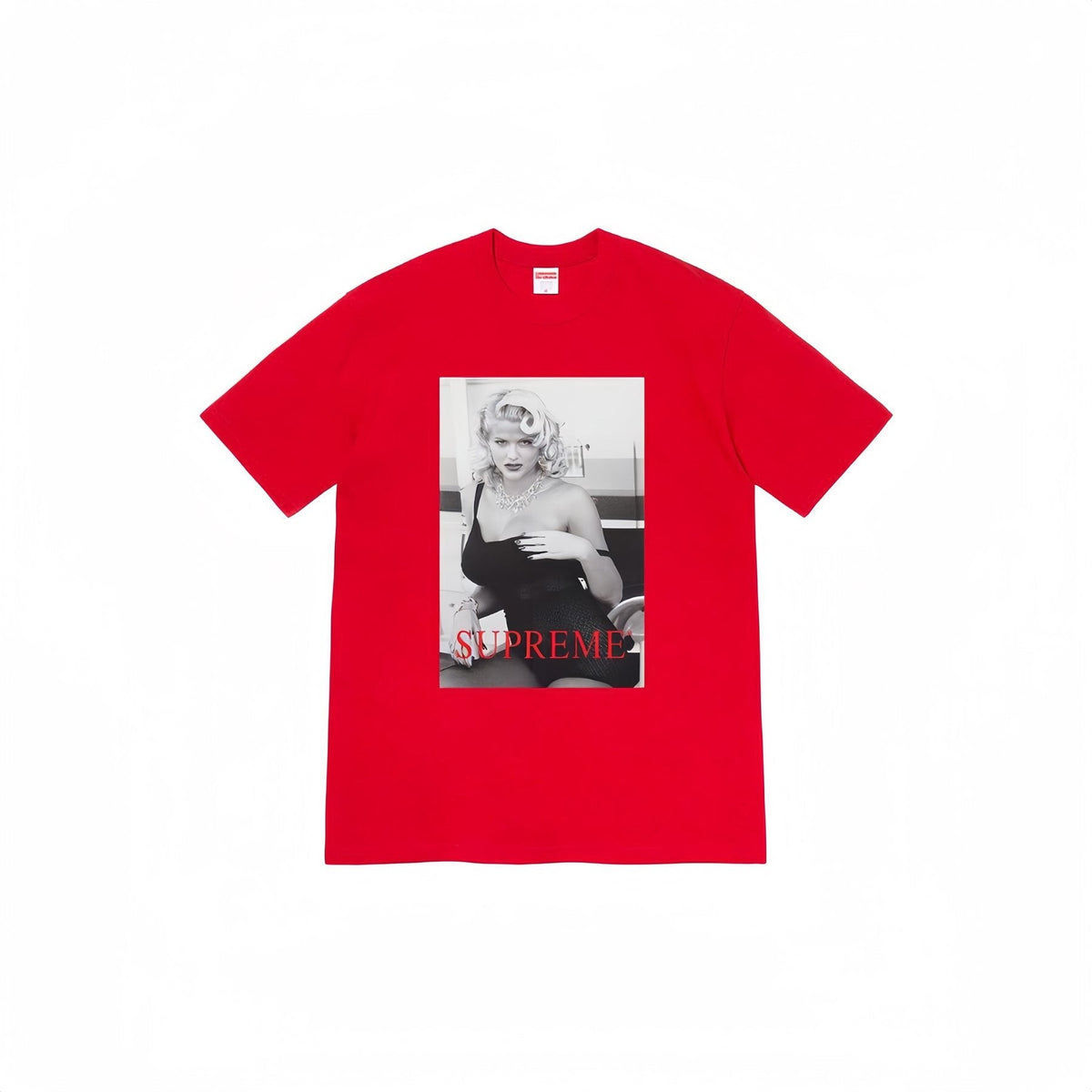 Supreme Anna Nicole Smith Portrait Graphic T-Shirt — front