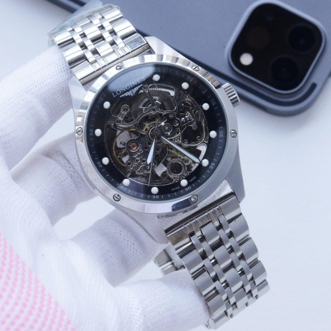 Hublot Silver Black Bracelet Watch — hero